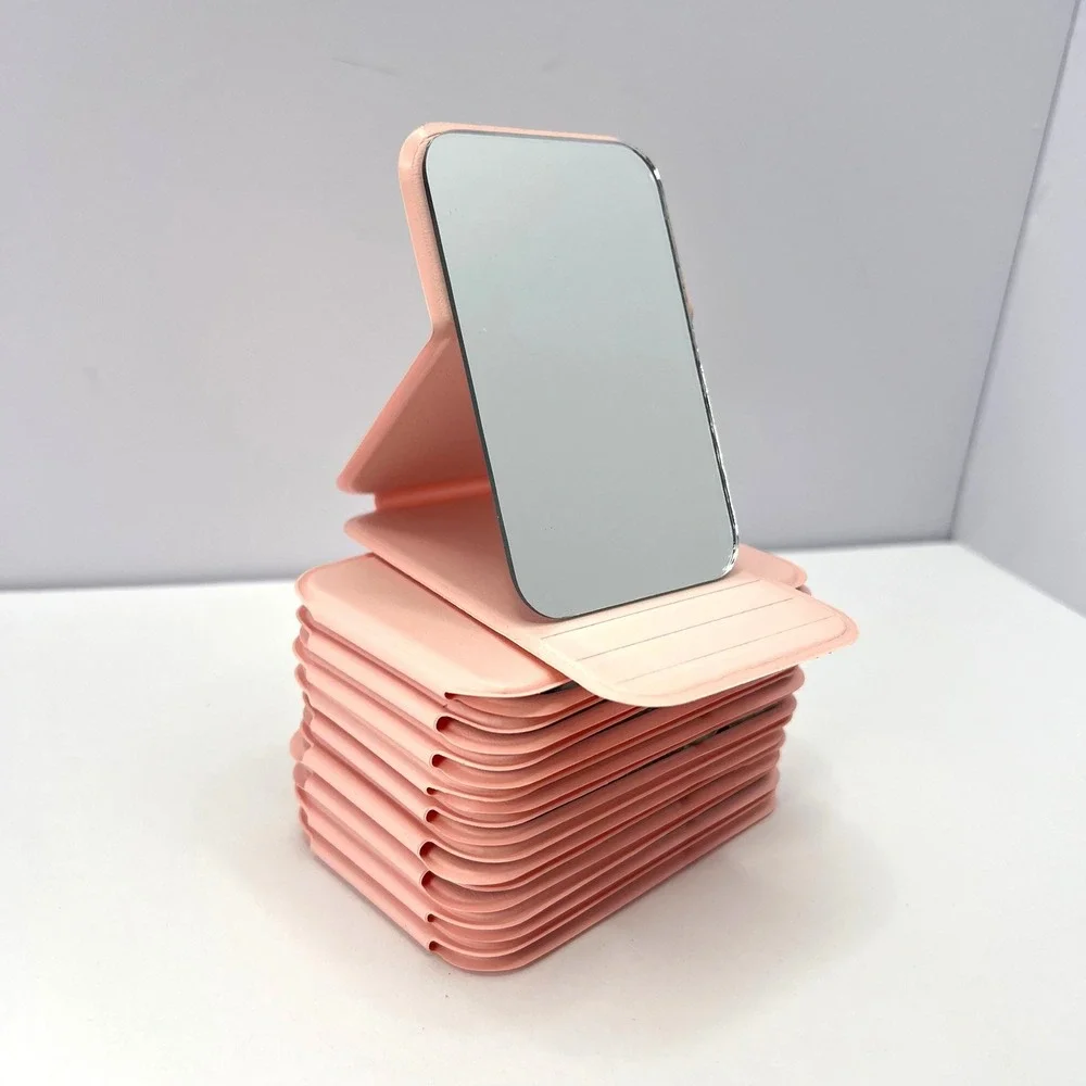 Lot of 10 Pink Folding Vanity Mirror 4x3